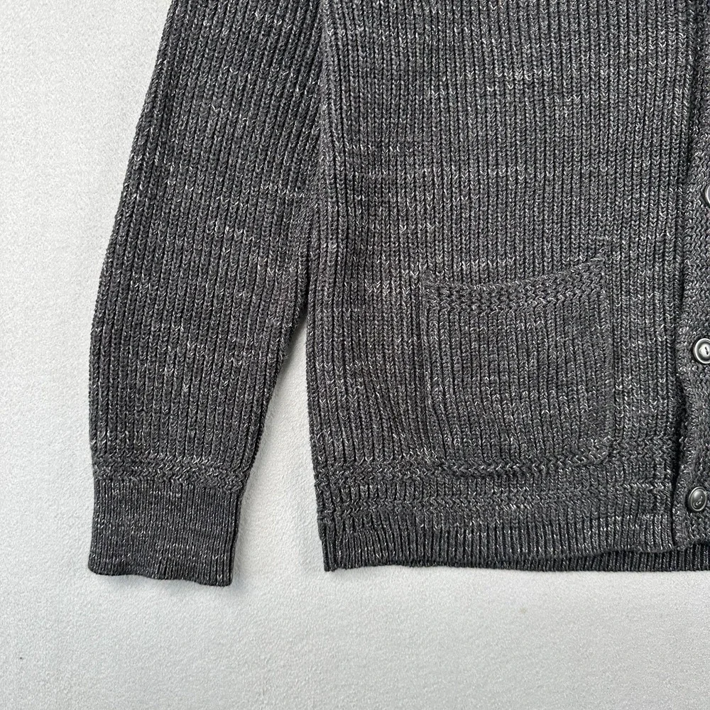 Polo Ralph Lauren Shawl Collar Cardigan Sweater Men's XL Heathered Gray Knit